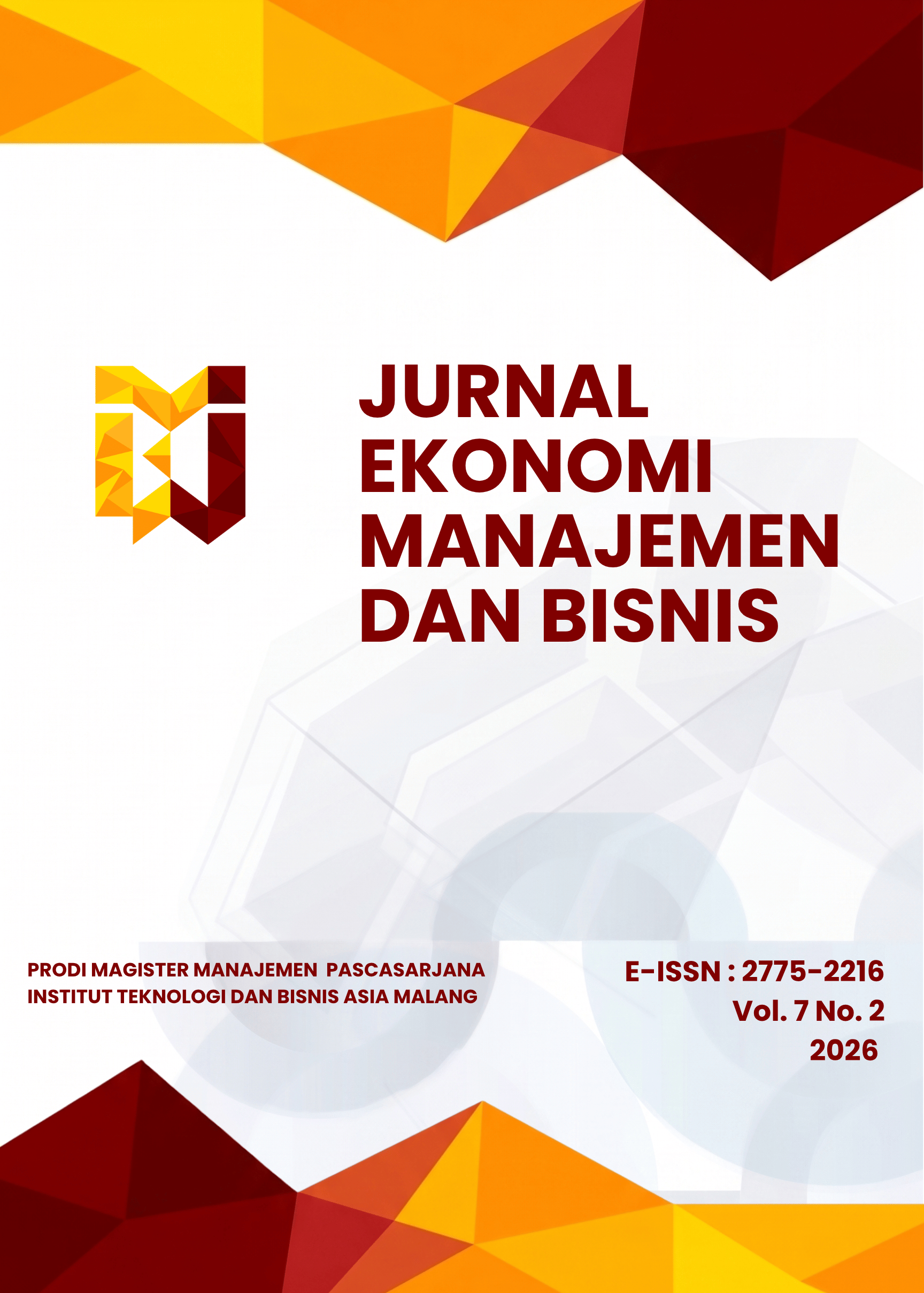 					View Vol. 7 No. 2 (2026): JURNAL EKONOMI MANAJEMEN DAN BISNIS
				