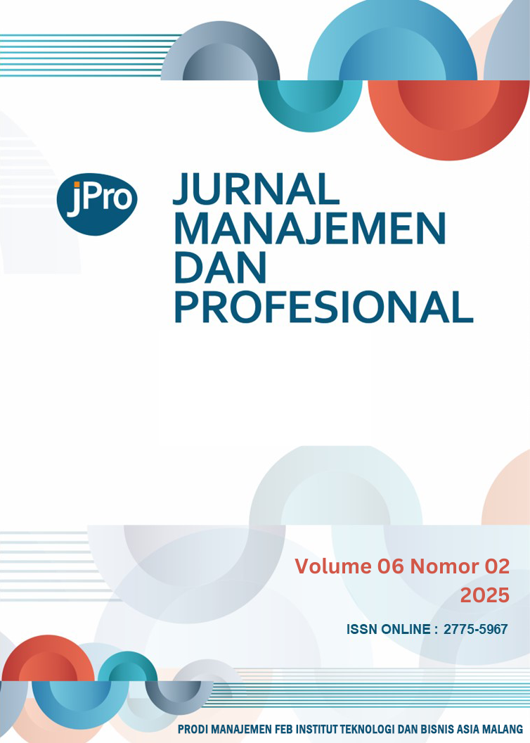 					View Vol. 6 No. 2 (2025): Jurnal JPRO
				